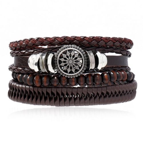 Simple Hand-woven Retro Leather Bracelet Item | Buy Simple Hand-woven Retro Leather Bracelet | SPOP Enterprise Global